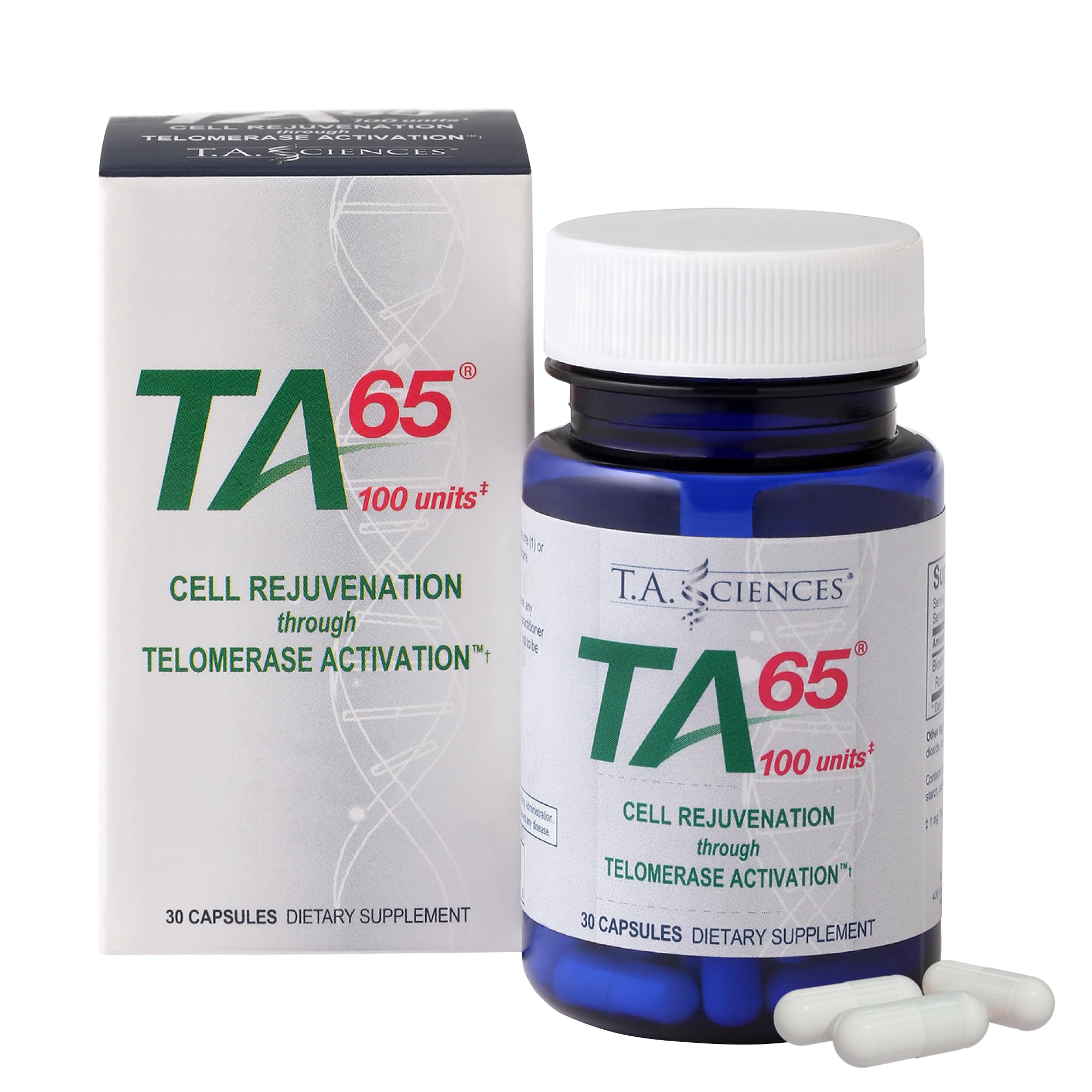 Amazon.com: T.A. Sciences Telomerase Activation Supplement - 100